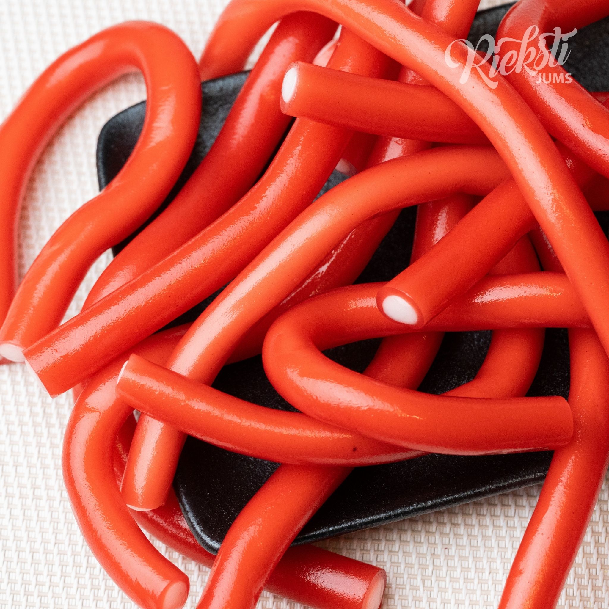 Želejas konfektes "Zemeņu lentītes", 1 kg