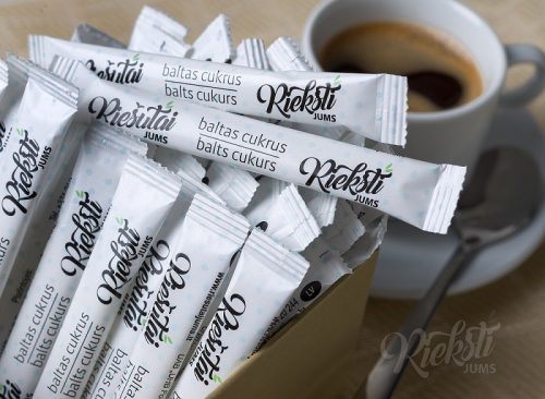 Baltais cukurs “Rieksti Jums”, 200 gab. * 5 g