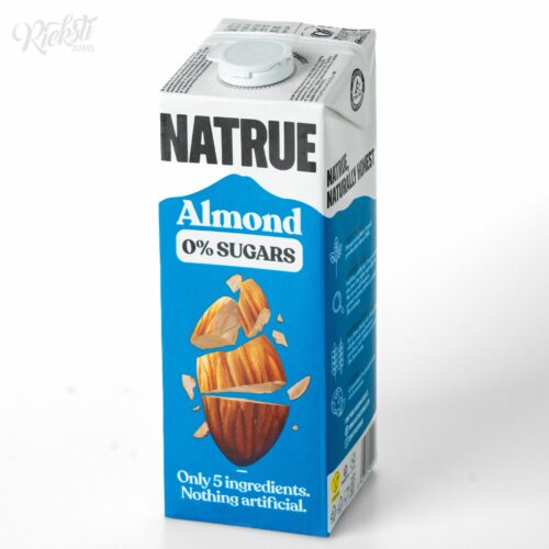 Mandeļu dzēriens bez pievienotā cukura, 1 l