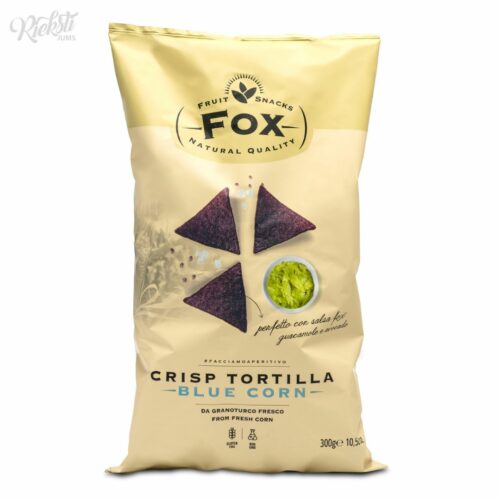 “FOX” tortiljas čipsi ar zilo kukurūzu, 300 g
