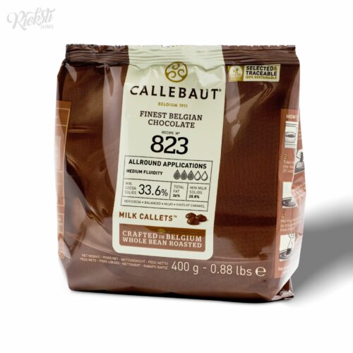 “CALLEBAUT” beļģu piena šokolāde, 400 g