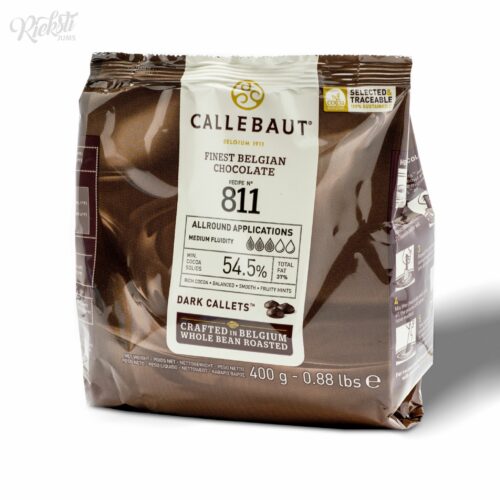 “CALLEBAUT” beļģu tumšā šokolāde, 400 g