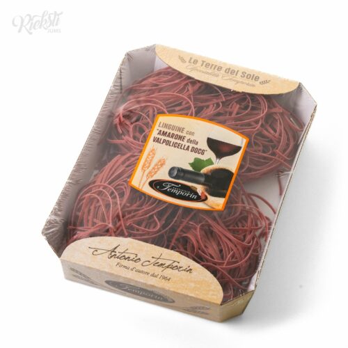 “PASTIFICIO TEMPORIN” linguine ar sarkanvīnu, 250 g