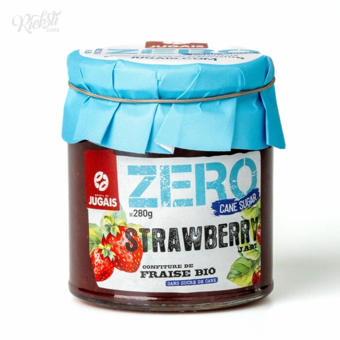 "Jugais" zemeņu ievārījums bez pievienota cukura, 280 g