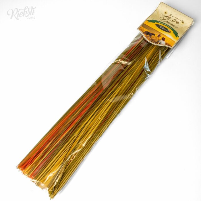 "PASTIFICIO TEMPORIN" spageti trīs krāsu, 500 g
