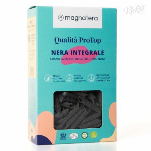 “MAGNATERA” pilngraudu griķu un melno rīsu makaroni, 250 g