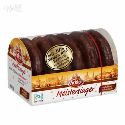 “Wicklein” piparkūkas pārklātas ar tumšo šokolādi kārbiņā, 200 g