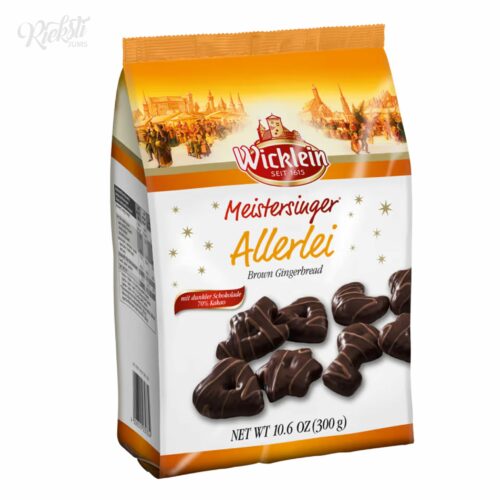 “Wicklein” Ziemassvētku piparkūkas pārklātas ar tumšo šokolādi, 300 g