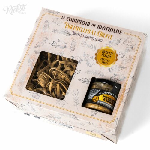 “MATHILDE” komplekts – tagliatelle ar baravikām un trifelēm un trifeles uzkodu krēms, 1 gab.