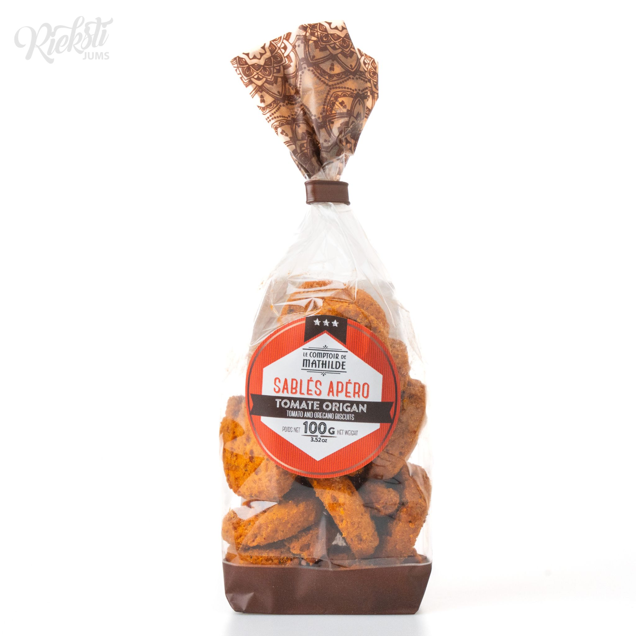 "MATHILDE" cepumi ar tomātiem un oregano, 100 g