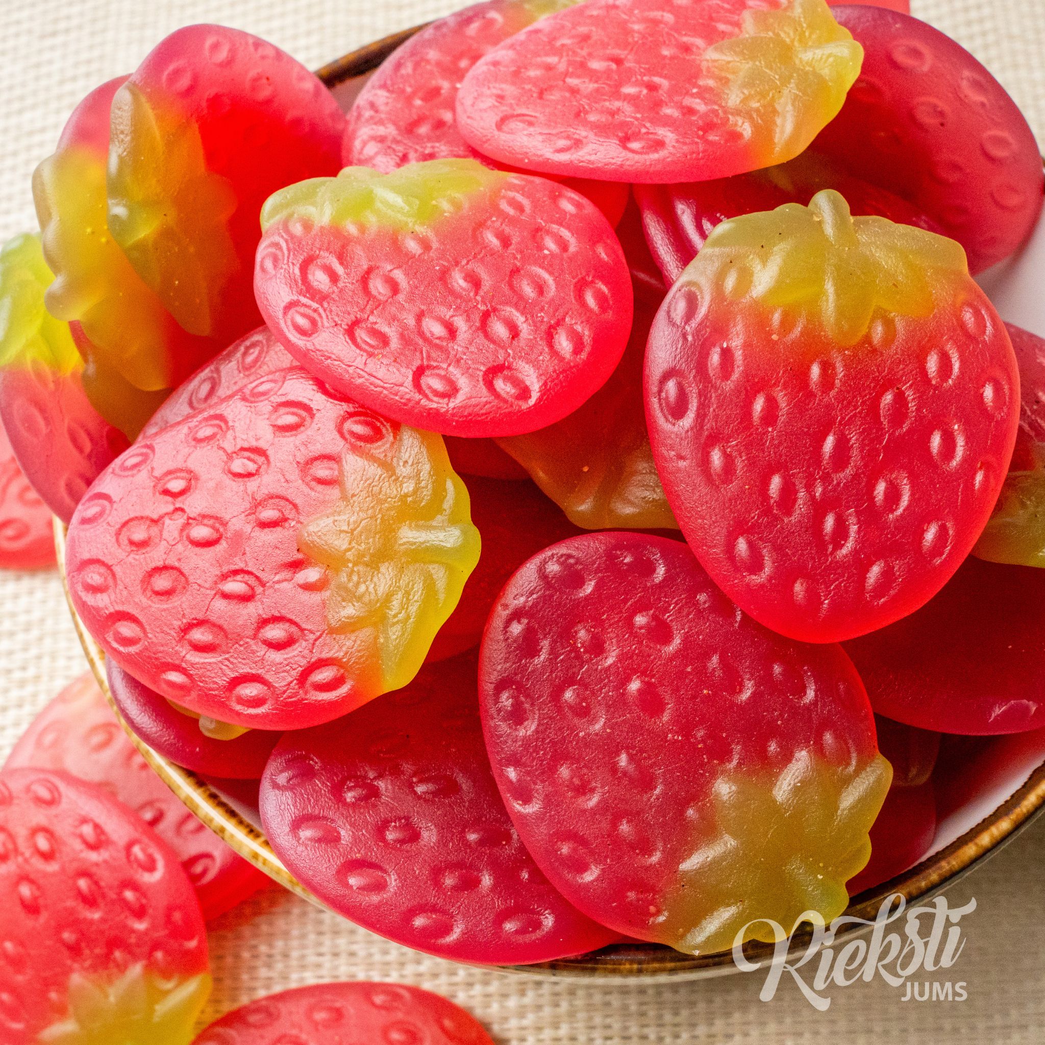 Želejas konfektes "Sulīgas zemenes", 1 kg