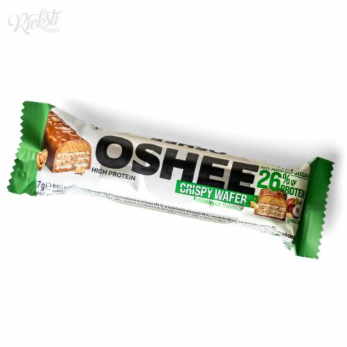 Proteīna vafeļu batoniņš “Oshee” ar lazdu riekstiem, 37 g