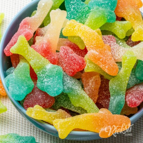 Želejas konfektes “Cukurotie augļu haizivis”, 1 kg