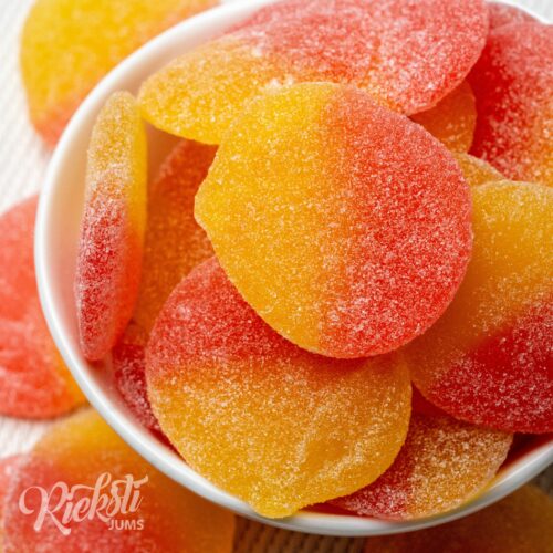 Želejkonfektes “Cukurotie lielie persiki”, 1 kg