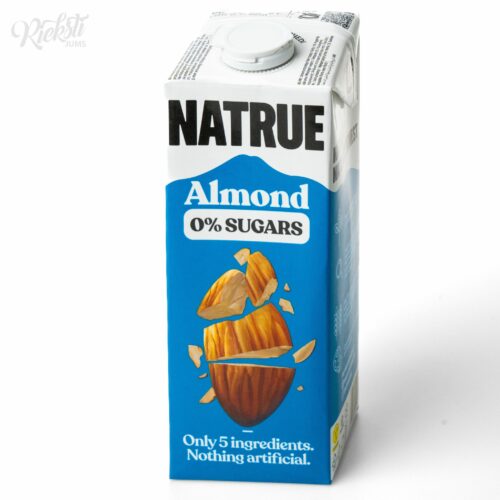 “NATRUE” mandeļu dzēriens bez pievienotā cukura, 1 l
