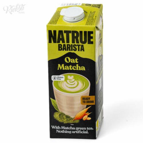 “NATRUE” auzu dzēriens ar maču (matcha) “Barista”, 1 l