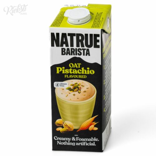 “NATRUE” pistāciju garšas auzu dzēriens “Barista”, 1 l