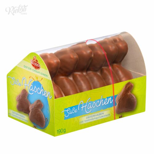 “Wicklein” Lieldienu piparkūkas “Zaķīši” ar piena šokolādes pārklājumu, 190 g