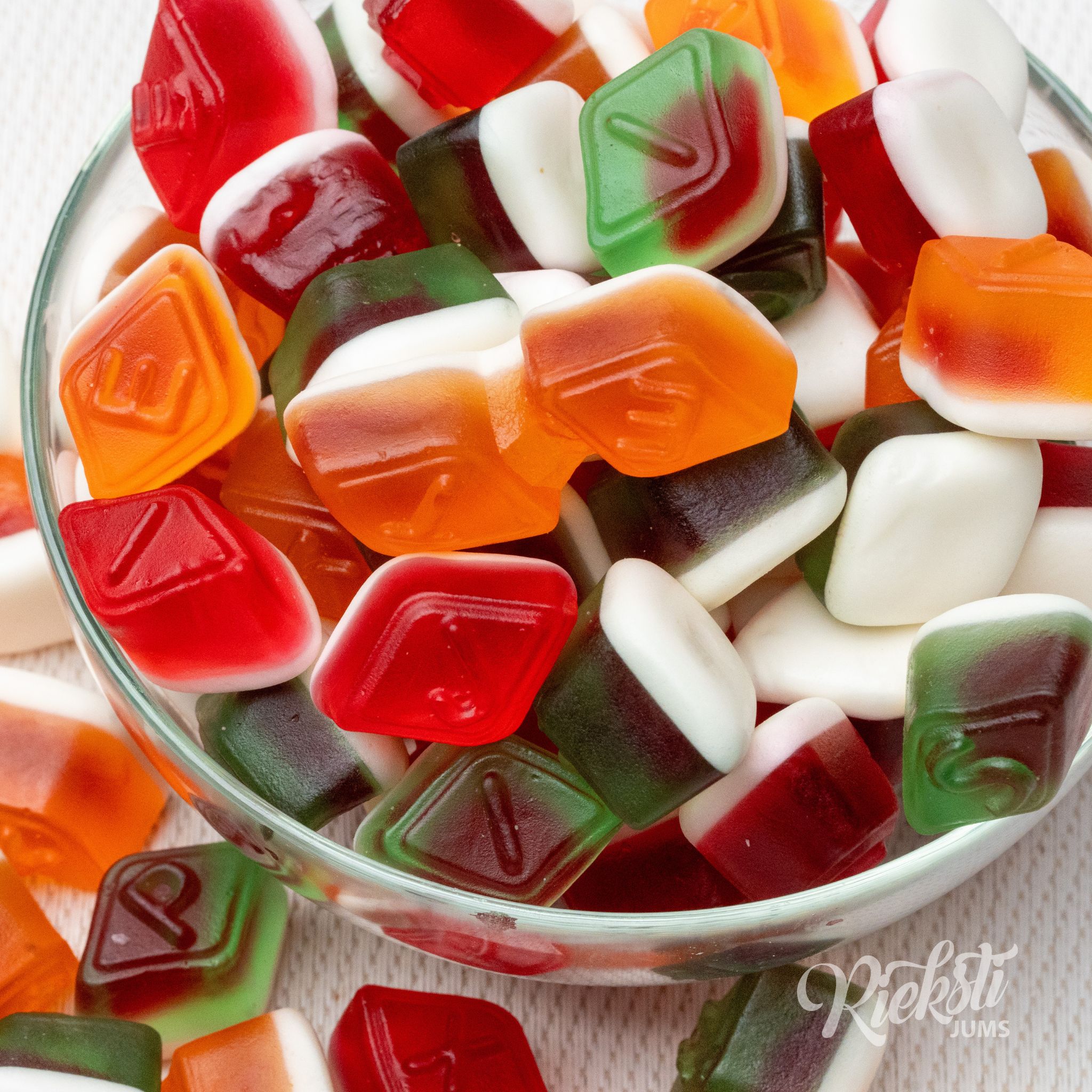 Augļu garšas želejkonfektes "Abēce", 1 kg